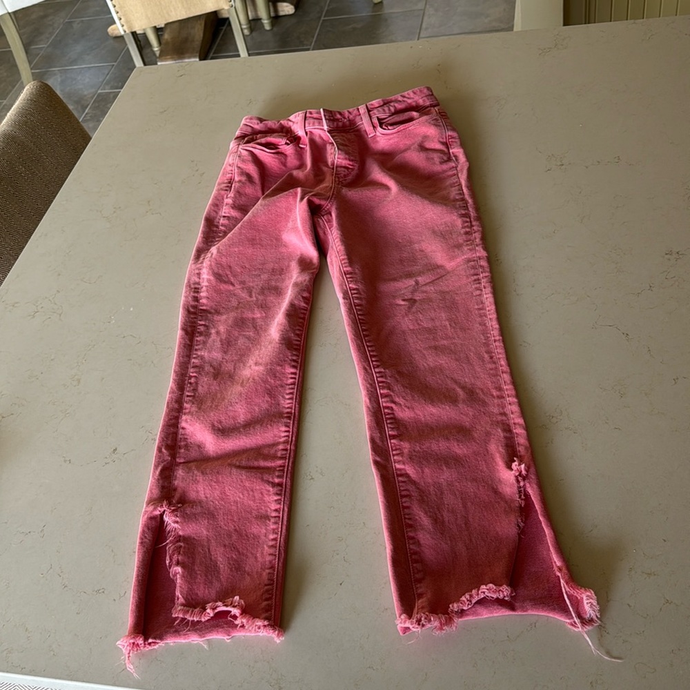 Paige Hoxton Straight Ankle Jeans